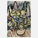 Dora Koch-Stetter, Blumenstillleben, 1952, Aquarell