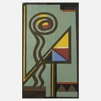 Max Holzmann, „Komposition“, Gouache