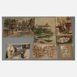 Emil Rieck, Sammlung Aquarelle, Aquarell und Deckfarben
