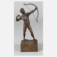 Ludwig Graefner, Bogenschütze, Bronze