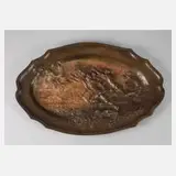 Paul Richer, Relief Flucht der Nymphe, Bronze