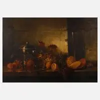 Richard Eckardt, Tafelstillleben, Öl auf Leinwand