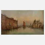 E. Baum, Canal Grande in Venedig, Öl auf Leinwand