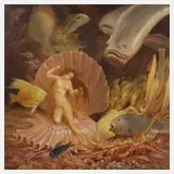 Prof. Max Frey, Geburt der Venus, 1944, Öl auf Malplatte