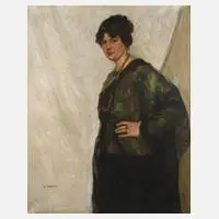 Wilhelm Gdanietz, "Spanierin", Öl auf Leinwand