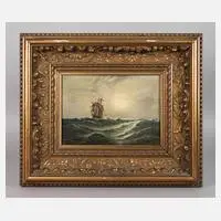 Alexander Kirchner, Segelschiff auf hoher See, Öl auf Leinwand