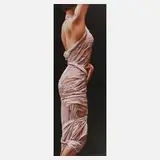 Willy Kissmer, "Halbakt mit erhobenem Arm"