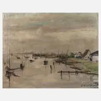 Else Luthmer, "Landschaft von Hiddensee", Temperament