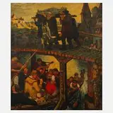 G. Orth, Die drei Lebensalter, 1923, Öl auf Holztafel