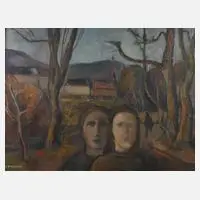 Wilhelm Manfred Raumberger, Herbstlandschaft, Öl auf Leinwand