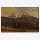 Georg Renoth, Der Watzmann bei Berchtesgaden, Öl auf Leinwand
