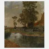 C. Ruzicka, Auf dem Lande, Öl auf Leinwand