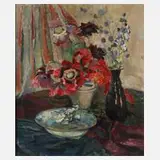 Helene Schattenmann, Blumenstillleben, 1918, Öl auf Leinwand