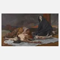 Fritz Schön, Beweinung Christi, 1925, Öl auf Leinwand