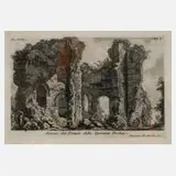 Giovanni B. Piranesi, Tempel der Speranza Vecchia, Radierung