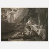 William Skelton, Die Engel erscheinen den Hirten, 1794, Radierung