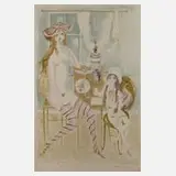 Bele Bachem, "Ein Sommerfrühstück", Farblithographie