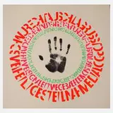 Ferdinand Kriwet, Hand, Farbsiebdruck