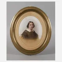 Ferdinand Liebsch, attr, Damenportrait, 1860, Fotografie