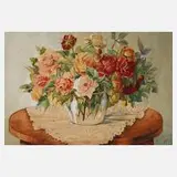 Jacob Kracht, Blumenstillleben, 1953, Aquarell und Deckfarben