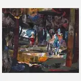 Richard Pusch, Im Park, Collage