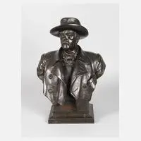 Büste Bismarck by Harro Magnussen, 1894, sold Nov 2020