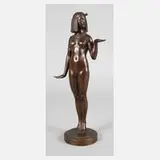 Alois Stehle, ägyptische Tänzerin, Bronze