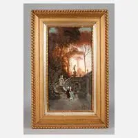 Parkszene by C. Keller, Öl auf Leinwand, sold Jun 2020
