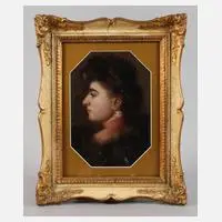 T. Gobbi, Frauenportrait, 1908, Öl auf Leinwand