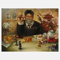 Valentin Kurdov, "Artileristo G. S. Pupukino", 1976, Öl auf Malkarton