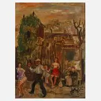 Erwin Oehl, Straßenstrich, 1907, Öl auf Leinwand und Keilrahmen