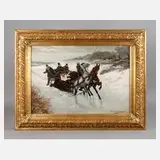 Rudolf Rybniček, Der Unfall, Öl auf Leinwand