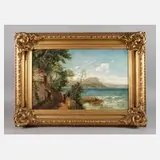 E. Schreyer, Mediterrane Landschaft, 1902, Öl auf Leinwand