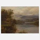 William Lakin Turner, Am See, Öl auf Leinwand