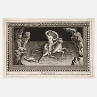 Francesco Cepparuli, Europa auf dem Stier, Kupferstich
