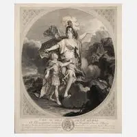 Pierre Drevet, Minerva, Kupferstich