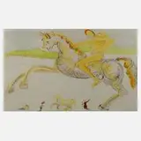 Der apokalyptische Reiter by Salvador Dalí, sold Jun 2020