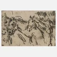 Prof. Lovis Corinth, Kutschenpferde