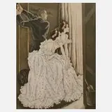 Kurt Hilscher, "Vor dem Auftritt", aquarellierte