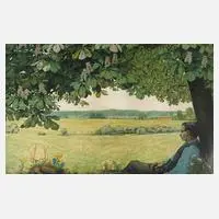 Felix Krause, "Der Wanderer", Ölgemälde