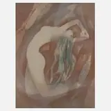 Jean Baptiste Valadie, „Isadora“, Farblithographie