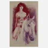 Medard Varsanyi, Lilith, 1913, Farblithographie