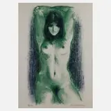 Medard Varsanyi, "Anjana", Farblithographie