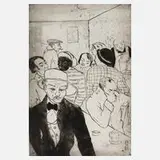 Bruno Voigt, "Artisten", Radierung auf Velin