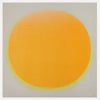 Prof. Rupprecht Geiger, Kreis in Orange, Farbsiebdruck