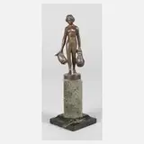 W. Lange, Wasserträgerin, Bronze