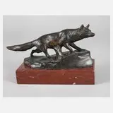 Martin Meyer-Pyritz, schleichender Fuchs, Bronze