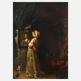 H. Edelhäusser, Kopie nach Frans van Mieris d. Ä., 1908, Öl auf Holz