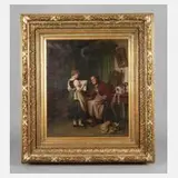 Hermann Sondermann, Häusliche Szene, 1882, Öl auf Leinwand