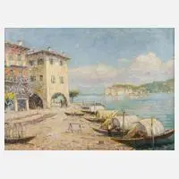 Rudolf Andree, "Isola Pescatori", Öl auf Leinwand